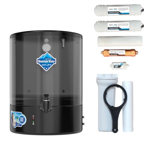 Image of Aquaultra Imperial 9L Water Purifier | TDS Meter & Yearly Replacement Filters | RO+UV+UF | B12-Mineral Water | 7 Stage | LED Alerts (Bundle : Annual Maintenance Filters)