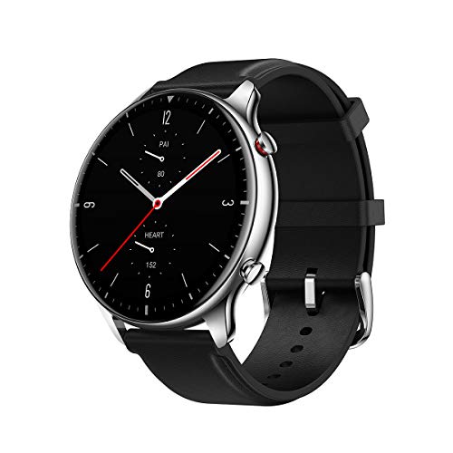Amazfit Smartwatch GTR 2 Orologio Intelligente, Chiamata Bluetooth, Alexa Integrato, AMOLED da 1.39', Riproduzione di Musica, 90 Modalità Sportive, Impermeabile 5 ATM, GPS, SpO2, Acciaio Inossidabile