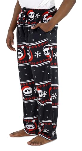 The Nightmare Before Christmas Adults Pajama Pants, Women & Mens Jack Skellington Pajamas, Fleece Holiday Pjs, Sizes S-XL2