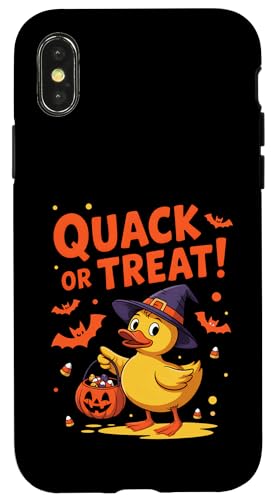 Quack or Treat SAq Aq nEB LbY j̎q X}zP[X iPhone X/XS p