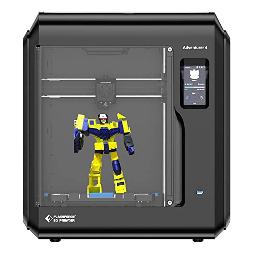 FLASHFORGE Adventurer 4 imprimante 3D, chauffage rapide, conception de buses 240â et 265â,plate-forme flexible,taille d'impression 220*200*250mm,support pour une variÃ©tÃ© de matÃ©riaux de filament 3D