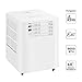 Produktbild Famgizmo | 3 in 1 LED Klimaanlage Mobiles Klimagerät kühlen, Luftentfeuchter, lüften, Ventilator | 9000 BTU | 3 Ventilationsstufen | 24h Timer | EEK: A | R290 | Fernbedienung | Geräuscharm | Weiß |