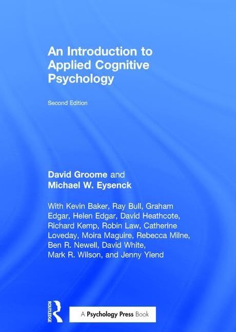 Buy An Introduction to Applied Cognitive Psychology โ BookShops.in