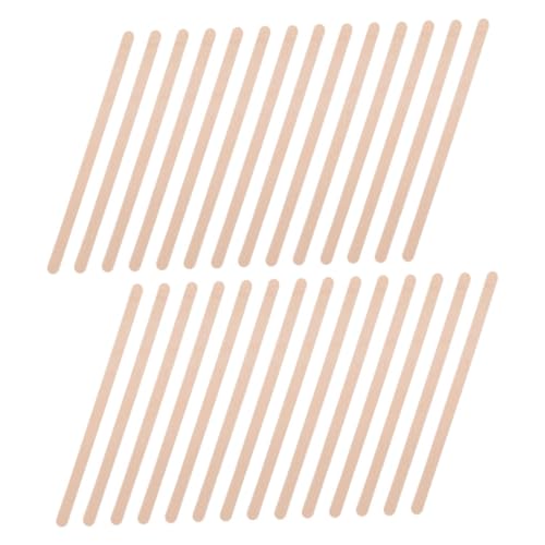 Tofficu 500pcs Coffee Stirrer Mixers Wooden Stir Sticks Smooth Surface Heat-resistant for Hot Drinks for Daily Use