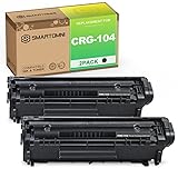 S SMARTOMNI Compatible Toner Cartridge for Canon FX-10 FX-9 104 HP 12A Q2612A (2-Pack), use with Canon ImageClass D450 D420 D480 MF4270 MF 4350d HP Laserjet 1020 1022 1022n 3015 1012 1010 1015 Printer