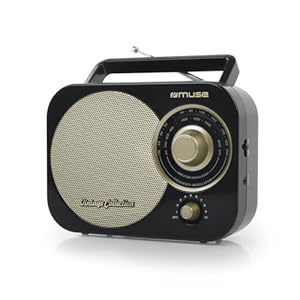 Muse Nostalgie Retro Radio M-055 Schwarz