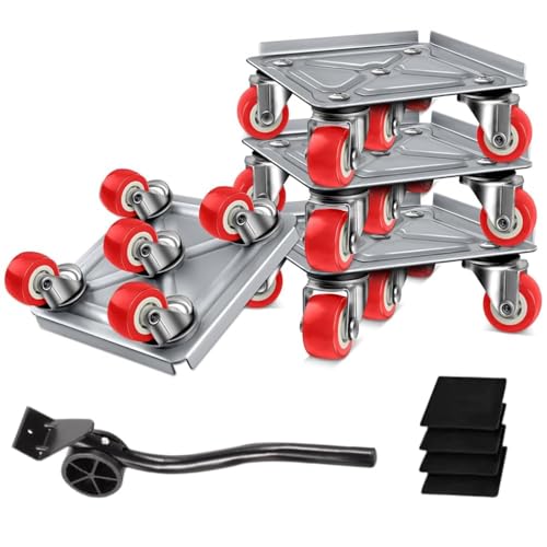SEVENSPACE Furniture Roller Mover with 5 Wheels & Furniture ...
