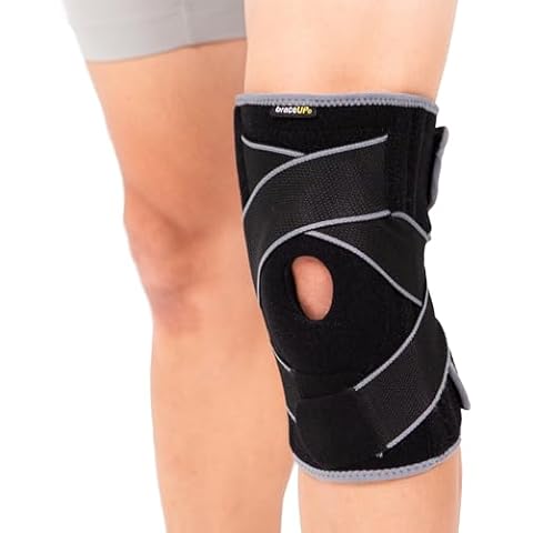 BraceUP Knee Brace with Side Stabilizers & Patella Gel Pads - Ultimate Knee Support for Knee Pain, Arthritis, and Patella Stabilization (L/XL) Cover