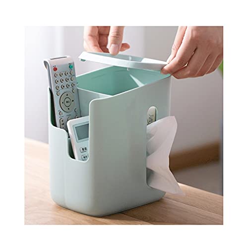 Caja de pañuelos de papel con almacenamiento de control remoto 6