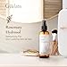 Gya Labs Rosemary Hydrosol - 3.4 Fl Oz - Face & Body Mist for Skin Toner & Hair Refresher - As Pillow, Room & Linen Spray for Fresh Scent