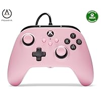 PowerA Wired Controller for Xbox Series X|S - Pink, gamepad, video game/gaming controller, works with Xbox One, Officially Licensed