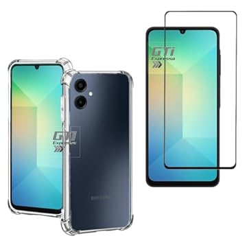 Kit Capa Anti Impacto e Película De Vidro 3D 9D Compatível Com Samsung Galaxy A06