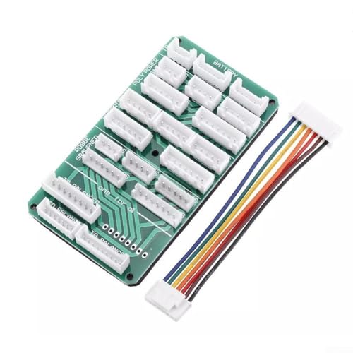 YobiLife Tabla de carga paralela para batería de avión modelo 2S-6S, batería de iones de litio y cargador de equilibrio LiFePO4 con carga simultánea, verde, paquete de 1