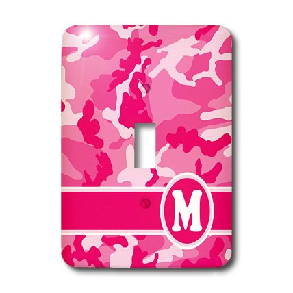 Funda para interruptor de luz de camuflaje rosa modelo lsp_165835_1 5