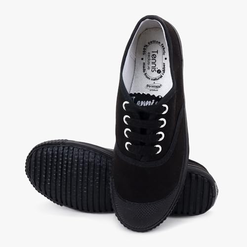 Image of SCHOOL BIRDS Tennis Shoe for Adult Boys and Girls | PT Canvas Uniform School Shoe
