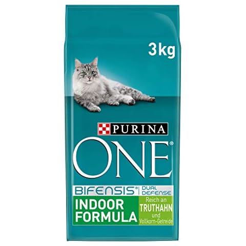 PURINA ONE BIFENSIS INDOOR FORMULA Katzenfutter trocken für Hauskatzen, reich an Truthahn Cover