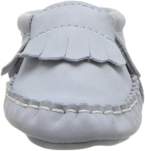 POLO RALPH LAUREN Kids Baby-Boy's Mickoh Crib Shoe, Lt Blue, 3 M US Infant | Image 1