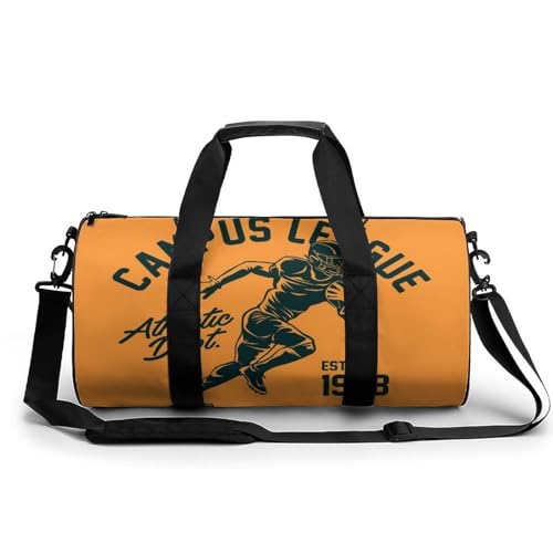 Sac de sport football 45x23x23cm pour gym et voyage du week-end