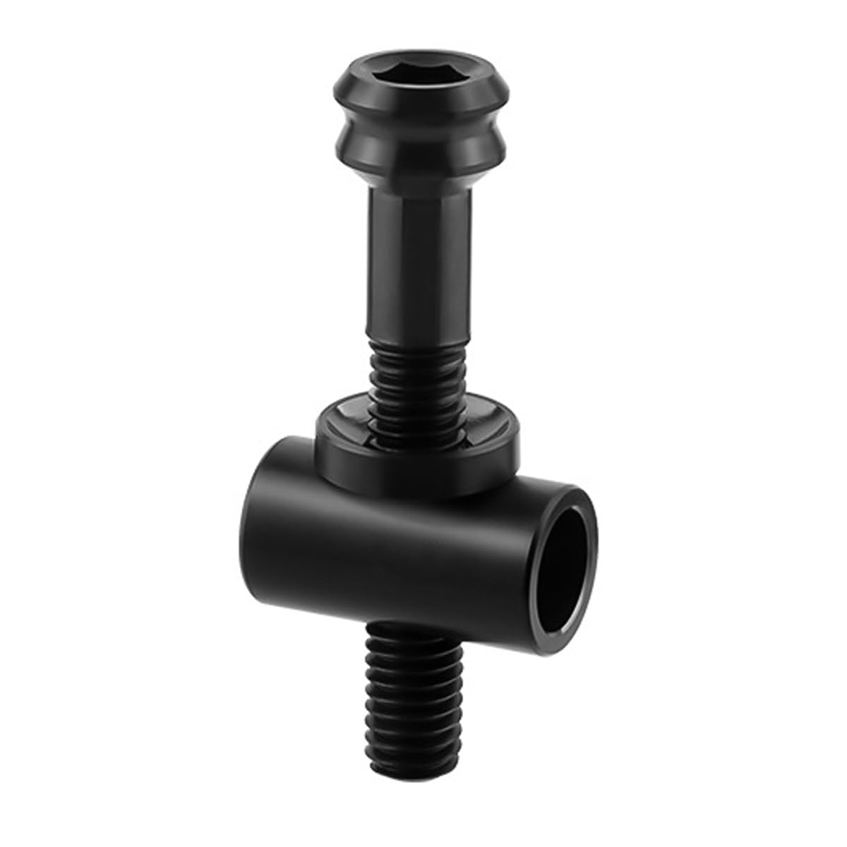Batum Titanium Alloy Bicycle Seat Post Screw, Bicycle Saddle Fixed Bolts Accessories (Black M5x30mm)