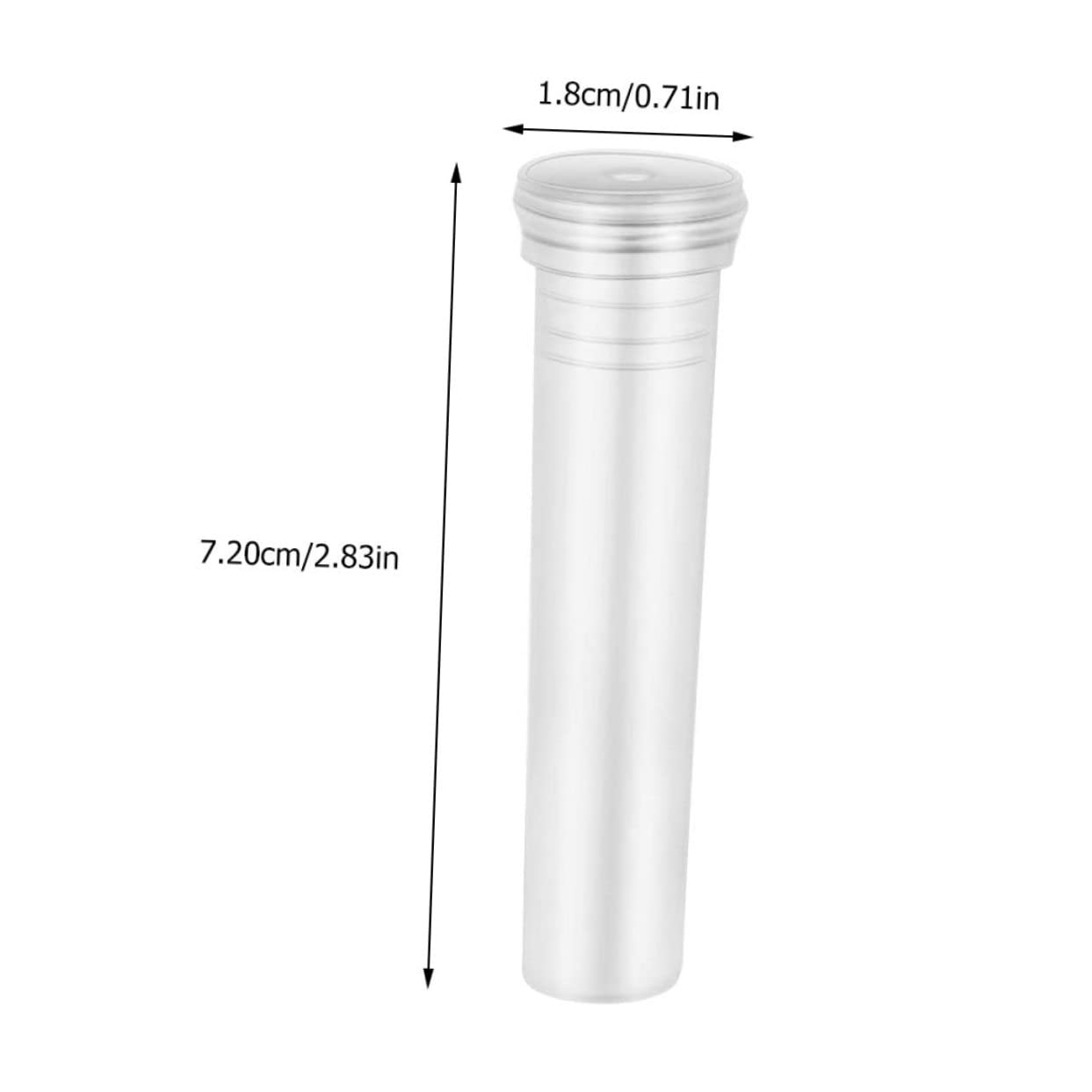 OFFSCH 100pcs Plastic Culture Tubes Flower Water Storage for Long-Lasting Freshness Easy to Install