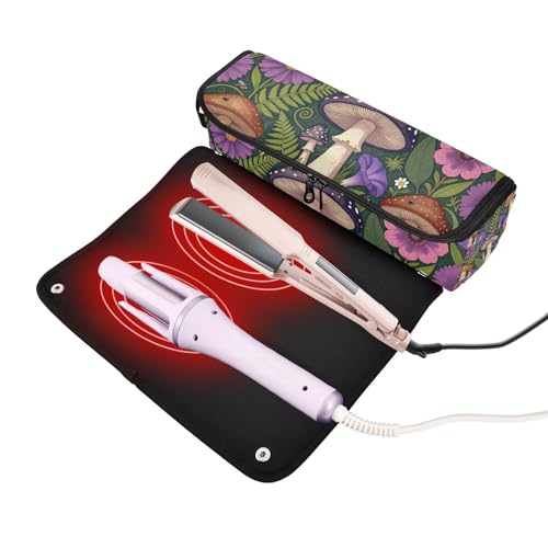 Bolsa de viaje para herramientas de cabello resistente al calor miniatura 2