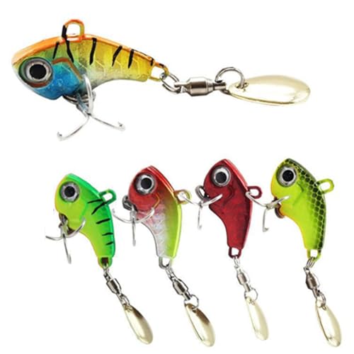 Ampia applicazione: le esche da pesca sono progettate per la pesca dei bassi e la pesca alla trota. Adatto per acqua dolce e salata, potente strumento di pesca per i pescatori.