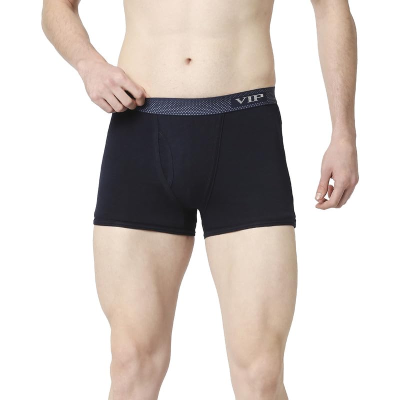 Image of VIP Men's Sensory Cotton Modal Super Soft Trunks With No Marks Elasticized Waistband And Moisture Wicking Properties
