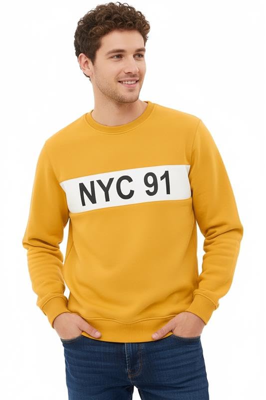 leotude Men Graphic Print Regular Sweatshirt Material Loopknit-picture-51