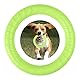 QEEROYO Hunde Fitness Ring, Hundebiss-Ring, Beissring Hunde, Hundespielzeug Ring, Hunde Flugscheibe Spielzeug, Beissring für Hunde, Interaktiver Trainingsring für Kleine mittelgroße Große Hunde, Grün