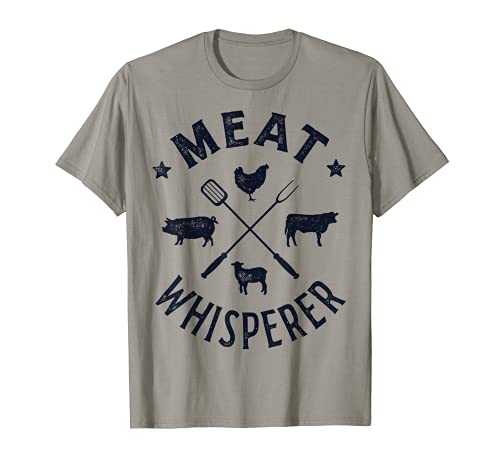 Chef Meat Whisperer Funny Grillmaster Grilling BBQ Barbecue Camiseta