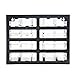 Parts Screws Storage Organizer, Plastic Hardware Art Craft Small Tool Parts Component Organizer Drawer Box 25 Drawers (Black)