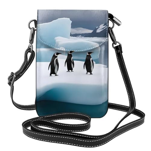 Téléphone portable pour femme bandoulière réglable étui simili cuir animaux