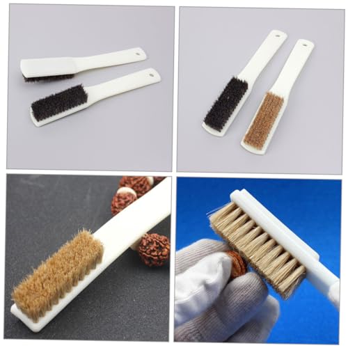 NAMOARLY 4pcs Stone Cleaning Brush for Climbing Recycled Rock Climbing Chalk Brush Cleaning Supplies
