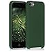 Produktbild kwmobile Schutzhülle kompatibel mit Apple iPod Touch 6G / 7G (6. und 7.Generation) - Hülle Silikon gummiert - Cover Case in Dunkelgrün