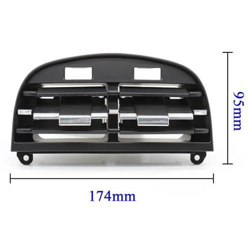 Grille ventilation climatiseur console arrière en ABS robuste pour Ghibli 2014