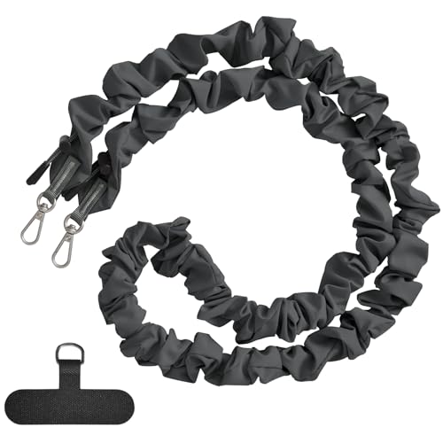 [Yeepan] スマホ ショルダーストラップ 長さ調整可能 130cm 斜めがけ 可愛い フリル iphone 肩掛け しょるだー 肩掛け かわいい 携帯ケース 携帯ショルダーストラップ可愛い 首掛けスマホストラップ 全機種対応 ネックストラップ ショルダー 落下防止 - Yeepan - 商品画像