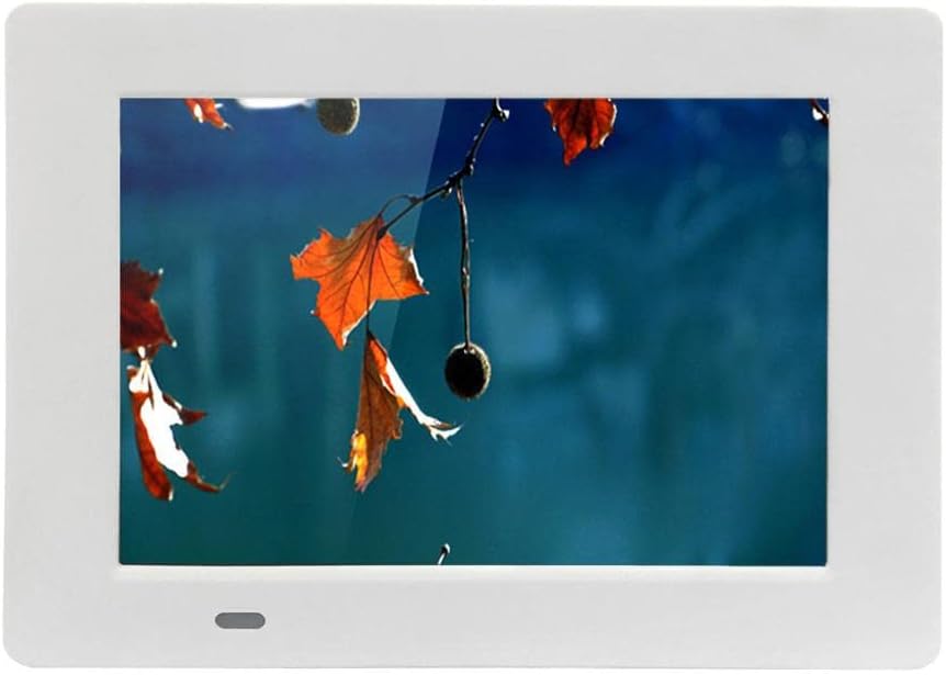 CRONY 7 Inch Digital Photo Frame Display Photo/Music/Video Player Calendar Alarm Auto On/Off Timer, Support USB Drives and SD Card, Remote Control