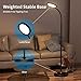 luckystyle Floor Lamp,Super Bright Dimmable LED Lamps for Living Room, Custom Color Temperature Standing Lamp with Remote Push Button, Adjustable Gooseneck Reading Floor Lamp for Bedroom Office Black
