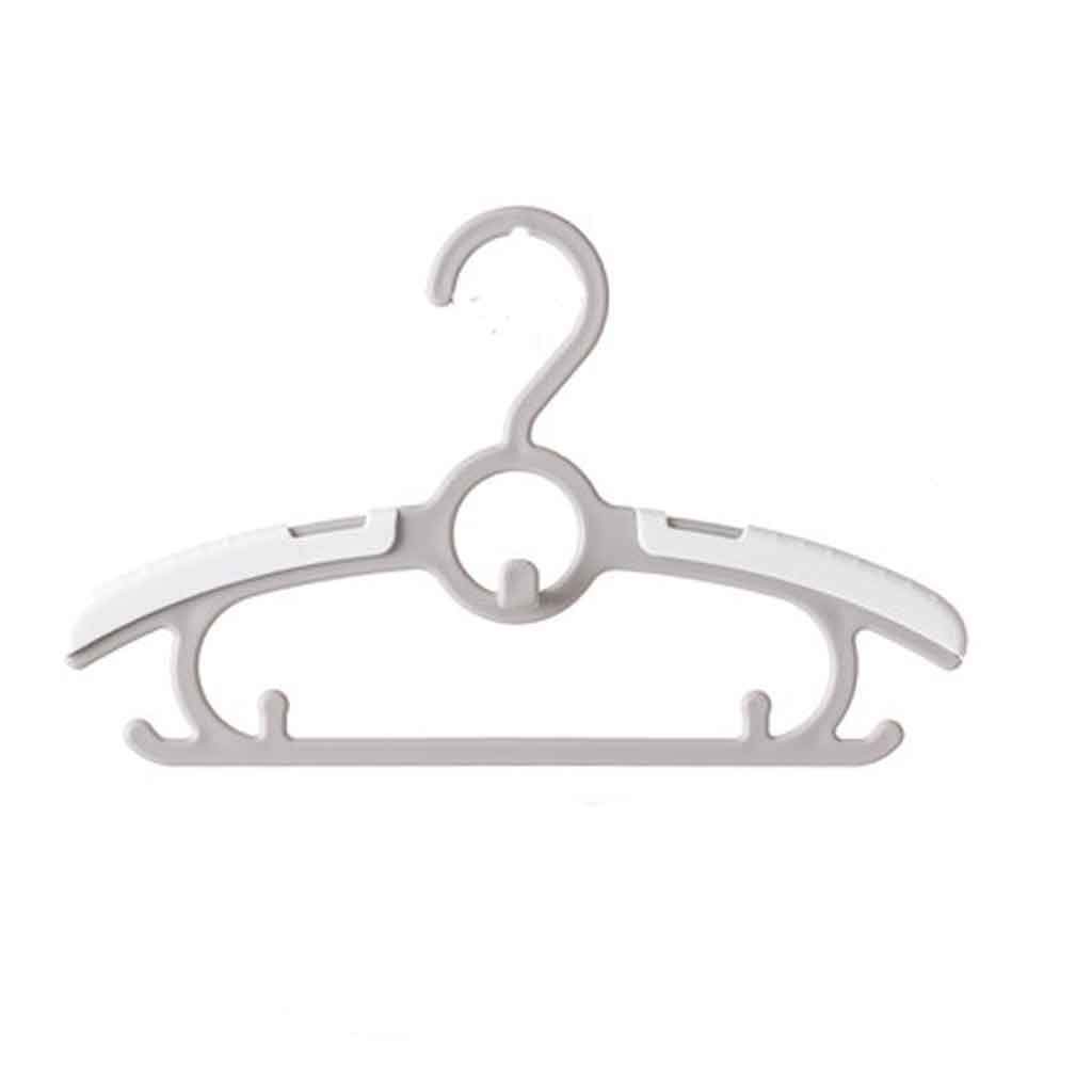 MOBYGKFY 10pcs/lot Children Clothes Hangers Non-Slip Hook for Suit Coat Closet Garment Outdoor Drying Rack Plastic Kids Clothing Hanger(Wit)