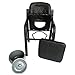Deluxe Comfort Commode with Padded Seat Heavy Duty Bedside Commode Chair,Elderly Bathroom Safety Frame Toilet Seat