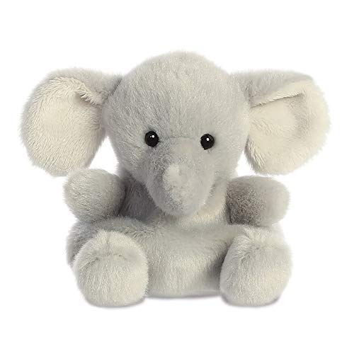 Aurora World Aurora, 33476, Palm Pals Stomps l'Elephant, 13cm, Peluche, Gris
