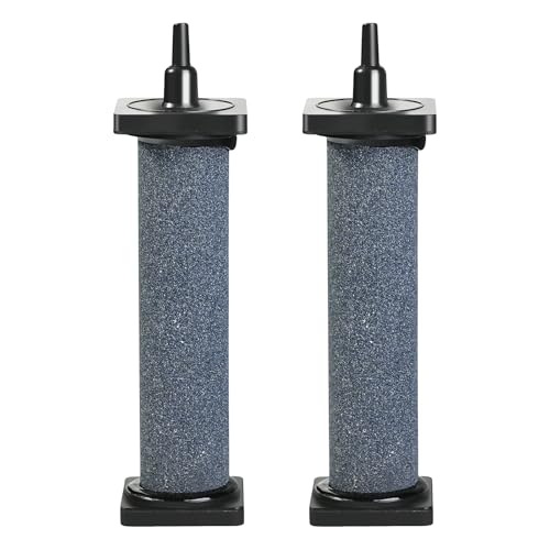 AQUANEAT Aquarium 5 inch Air Stone Cylindrical 2 Pack,...