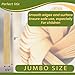 Perfect Stix Jumbo Craft Sticks, 6 x 3/4, Natural Poplar Wood, 500Ct. Multipurpose for Arts, Popsicles, Waxing