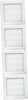 NOLITOY 4 Unidades De Tampa De Ventilação Do Secador Com Venezianas Tampa De Ventilação Do Duto Do Secador Tampas De Ventilação Registros De Teto Tampa De Ventilação Tampa De Ventilação