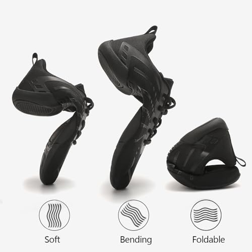 Girls Black Cheer Shoes Lightweight Cheerleading Shoes Youth Cheer Competition Sneakers Athletic Training Dance Tennis Walking Shoes Size Little Kid 13 to Women Size 103