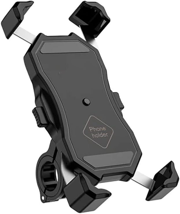 CZITAE Motocicleta Adaptador de Fuente de Alimentación USB Puerto Carga Sujeción Automática Soporte para Teléfono con Inalámbrico de Carga Rápida, para BMW K1600GTL K1600GT K 1600GT Manillar