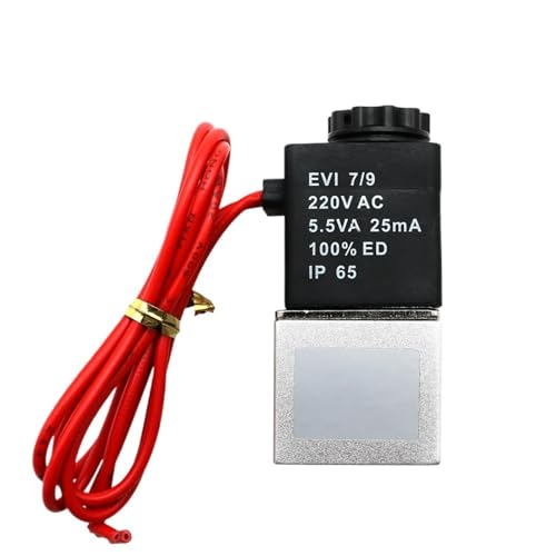 Électrovanne 12V 220V NF action directe pour stopper fuites eau air