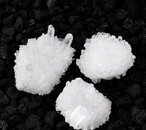 Mineral de cuarzo blanco en bruto grande de 900g para coleccionistas 4