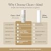 Clean + Kind Organic Beef Tallow Sunscreen SPF 50 Unscented — Fragrance-Free Non-Nano Zinc Oxide Mineral Sunblock, Non-Toxic Natural Reef-Safe Water-Resistant Face & Body Sun Protection (3.4 oz) #6