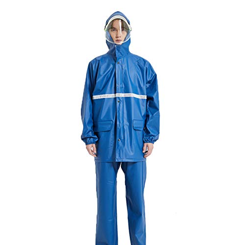 Chaqueta impermeable para hombre talla Large color amarillo miniatura 1